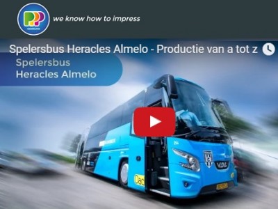 Nieuwe spelersbus Heracles Almelo