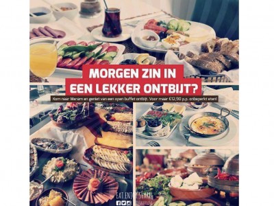 Elke zondag open buffet ontbijt!